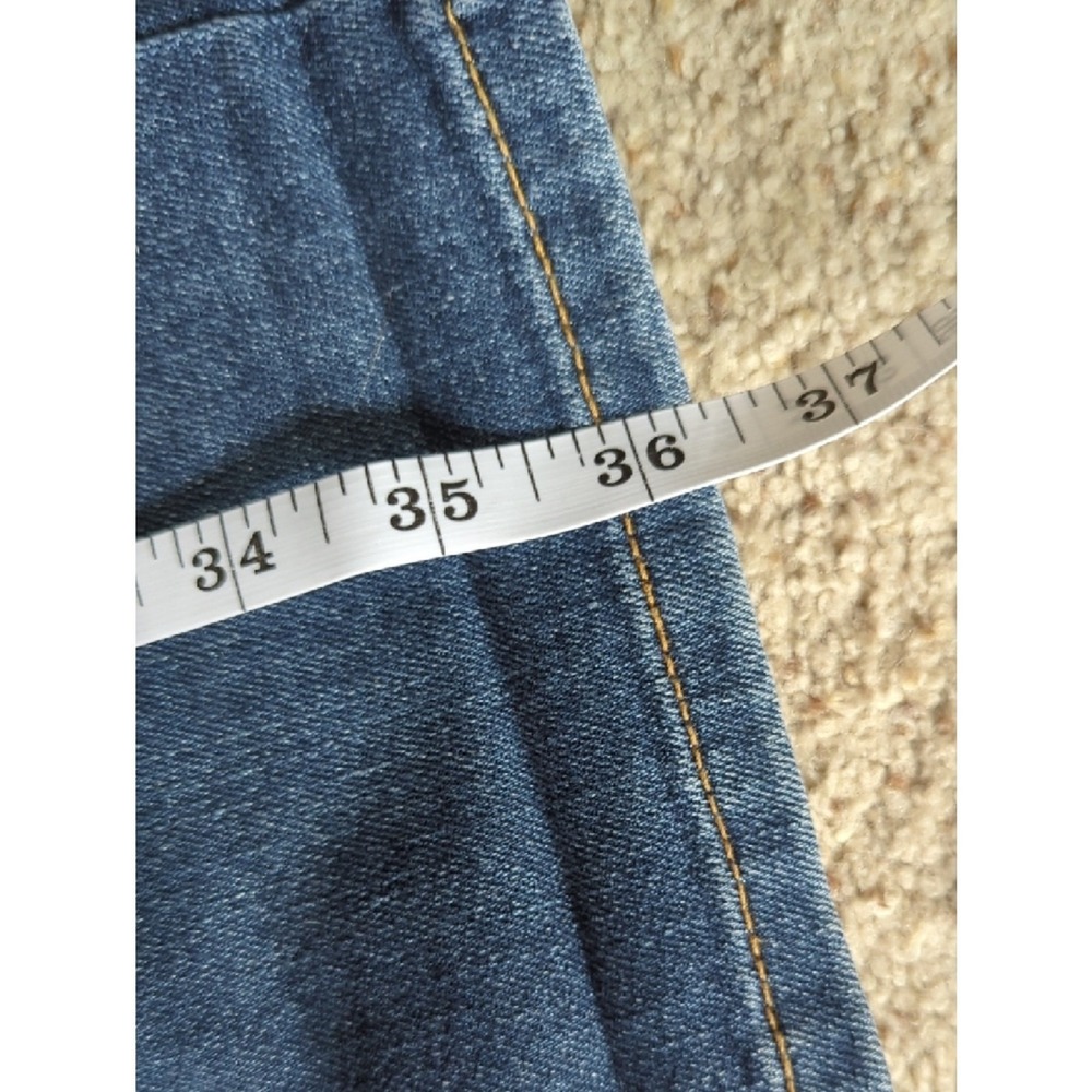 J Jill Authentic Fit Slim Ankle Jeans Women's Size 12 P Cute Rolled Up - Picture 7 of 7
